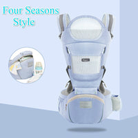 The Ergonomic Baby Carrier blue