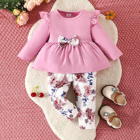 Toddler Baby Girl Clothes Sets 2Pcs