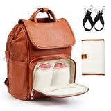 PU Leather Diaper Bag Baby Travel 