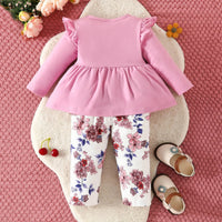 Toddler Baby Girl Clothes Sets 2Pcs